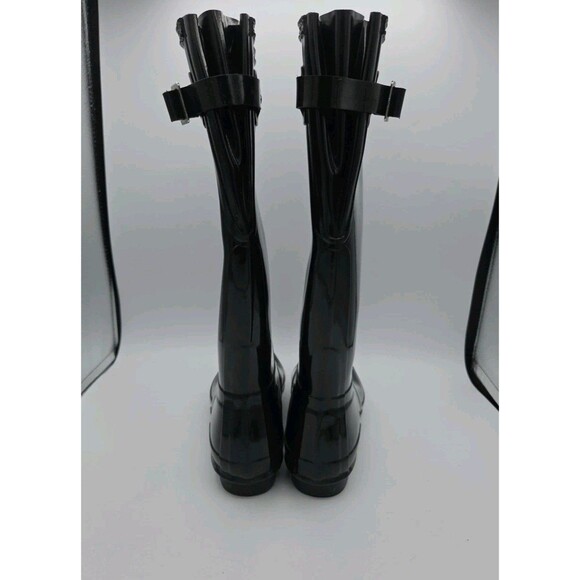 Hunter Original Tall Gloss Black Rain Boots ~ US9 EU 40/41  EUC - Picture 7 of 9